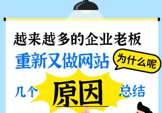 越来越多的企业老板重新做网站?原因很扎心