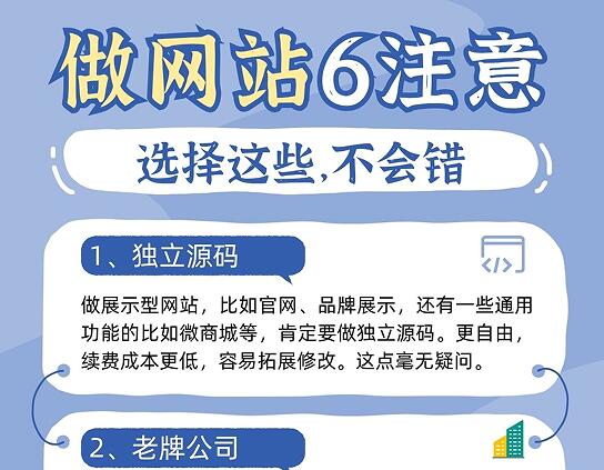 做网站选建站公司6项注意,这样选不会错